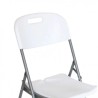 SILLA RESINA PLEGABLE PRO 44X53X83CM BLANCA SUNGARDEN