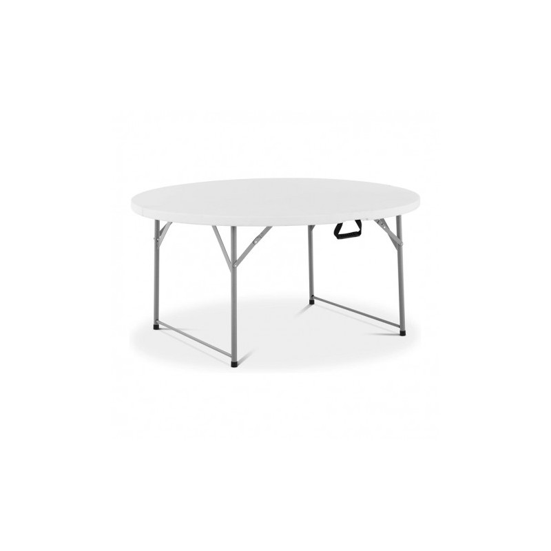MESA DE RESINA REDONDA PLEGABLE 160X74CM 4.5CM SUNGARDEN