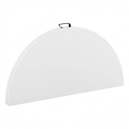 MESA DE RESINA REDONDA PLEGABLE 160X74CM 4.5CM SUNGARDEN