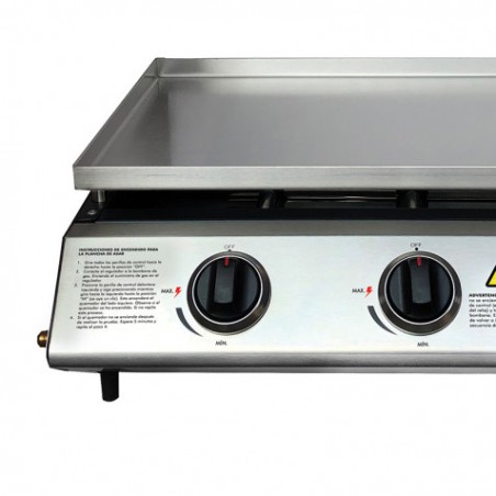 PLANCHA DE ASAR 3 FUEGOS INOXIDABLE MUVIP