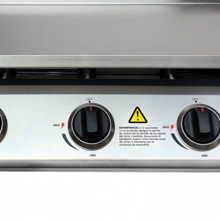 PLANCHA DE ASAR 3 FUEGOS INOXIDABLE MUVIP