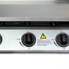 PLANCHA DE ASAR 3 FUEGOS INOXIDABLE MUVIP