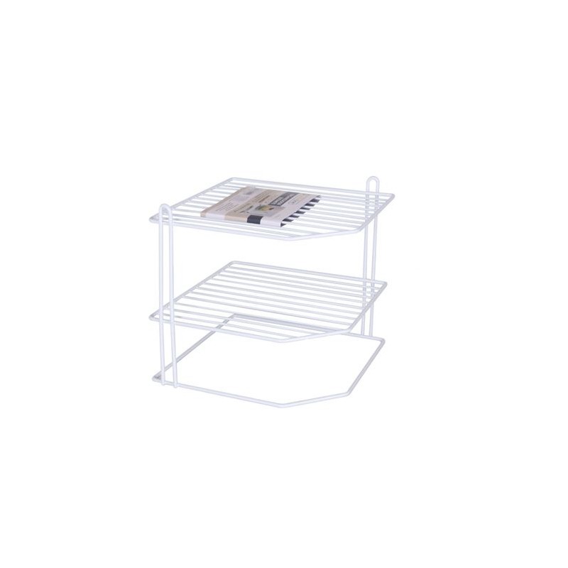 ESTANTE ORGANIZADOR ESQUINERO COCINA BLANCO