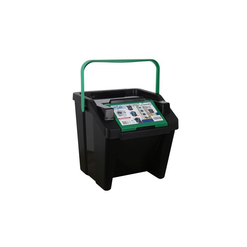 PAPELERA VERTICAL CON ASA 30 LITROS...