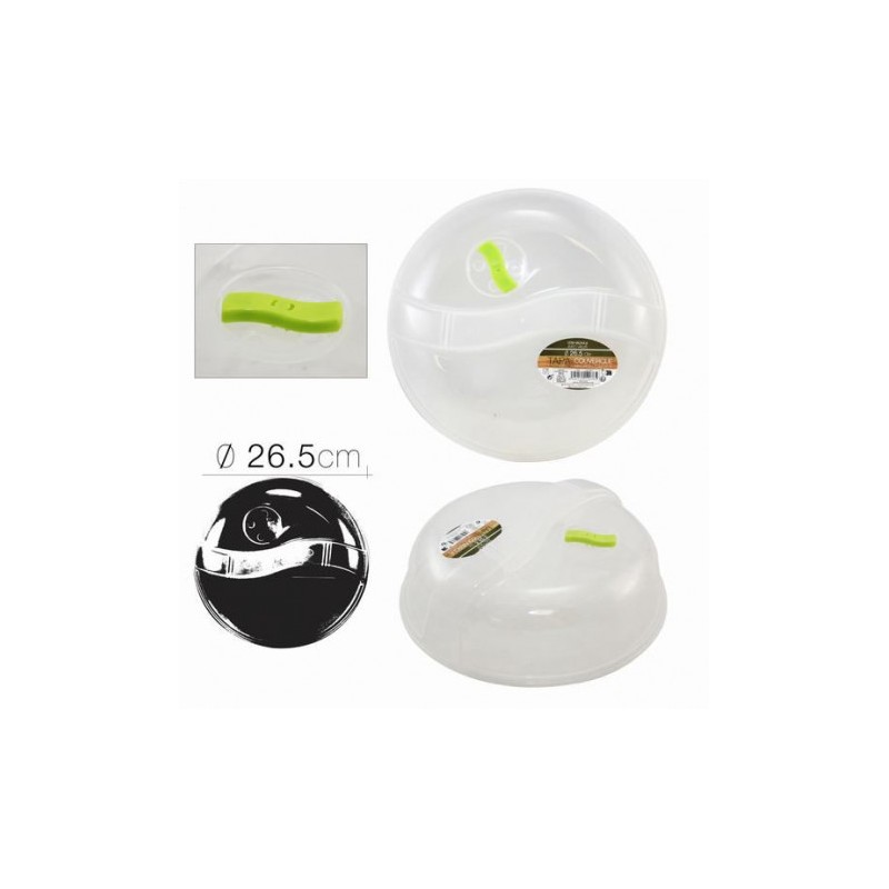 TAPA MICROONDAS CON VALVULA 26.5X9.5