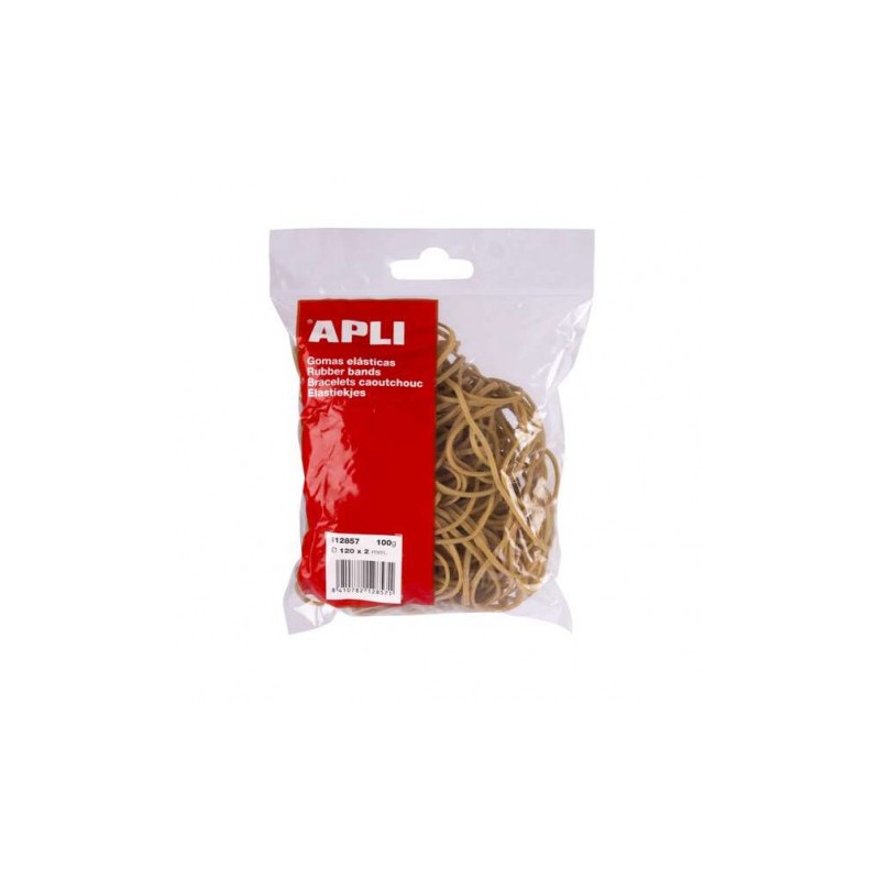 GOMAS ELASTICAS - 120X2 - BOLSA DE 100 GR - APLI