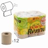 PACK 12 ROLLOS PAPEL HIGIENICO DOBLE CAPA RENOVA