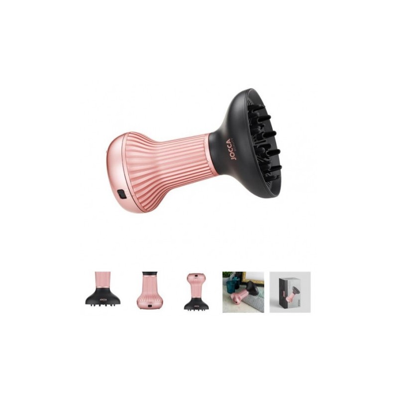 SECADOR DE PELO 800W CON DIFUSOR ESPECIAL RIZOS JOCCA