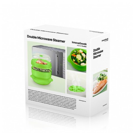 VAPORERA DOBLE PARA MICROONDAS INNOVAGOODS
