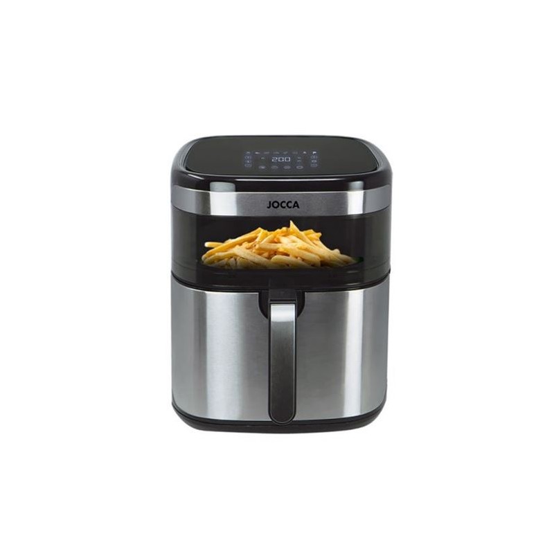 FREIDORA DE AIRE 10 LITROS INOX CON VENTANA JOCCA