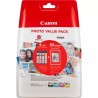 PACK 4 CARTUCHOS + 5 HOJAS PAPEL FOTOGRAFICO CLI581XL CANON