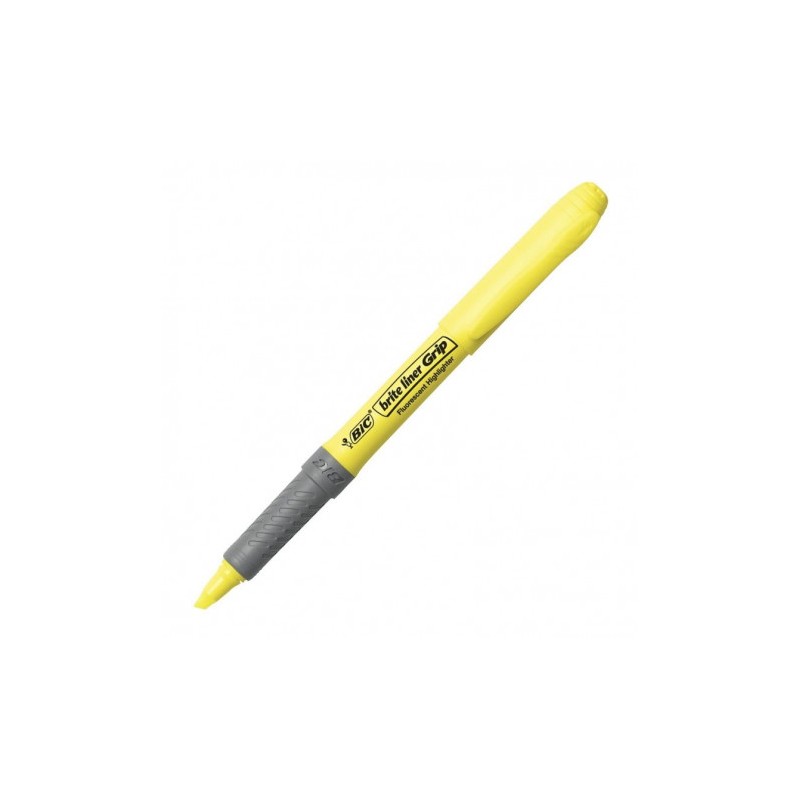 MARCADOR FLUORESCENTE AMARILLO BIC...