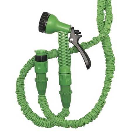 MANGUERA EXTENSIBLE 15 METROS CON PISTOLA EDM