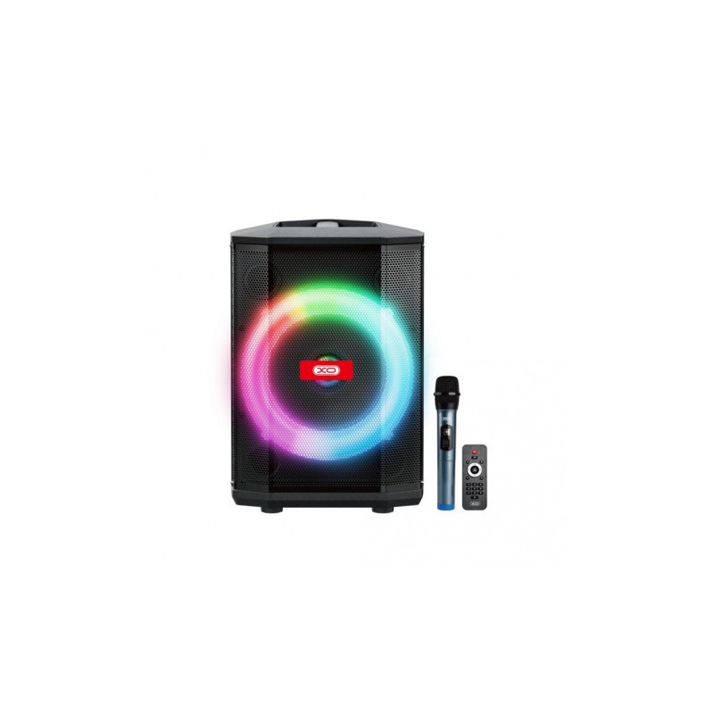 ALTAVOZ KARAOKE RGB 40W CON MICROFONO INALAMBRICO F53 XO