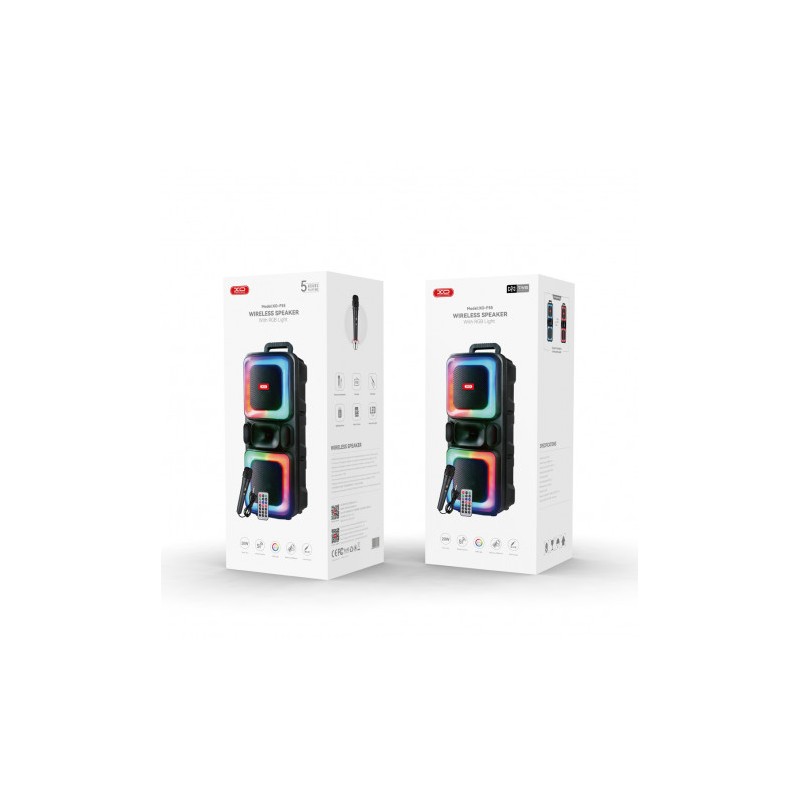 ALTAVOZ KARAOKE RGB 20W CON MICROFONO...