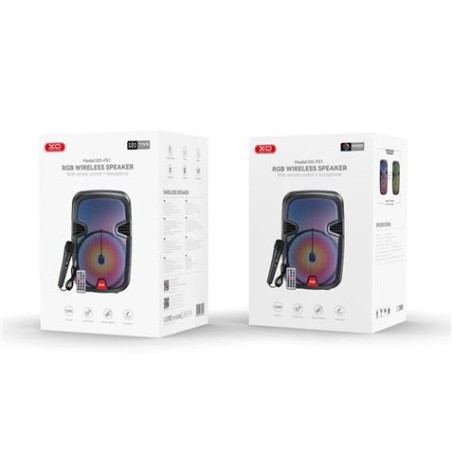 ALTAVOZ KARAOKE RGB 10W CON MICROFONO F51 XO