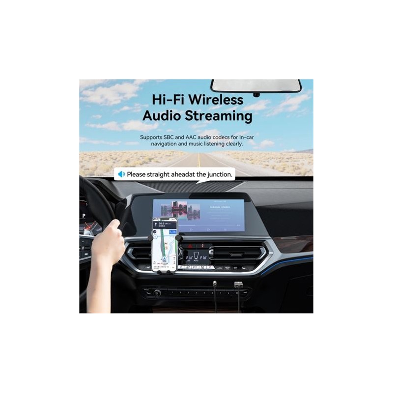 RECEPTOR AUDIO USB BLUETOOTH COCHE...