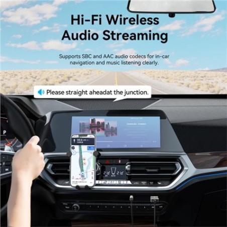 RECEPTOR AUDIO USB BLUETOOTH COCHE 1.5MTR VENTION