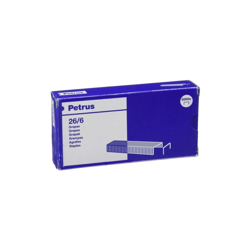 GRAPAS 26/6 CAJA 5000 UNIDADES COBRE...