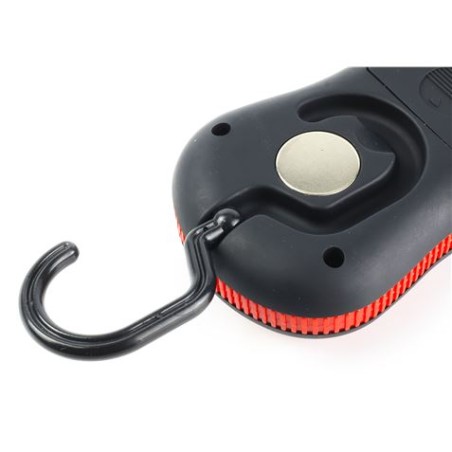 LINTERNA LED RECARGABLE 220LM + 15LM CON IMAN Y GANCHO MADER