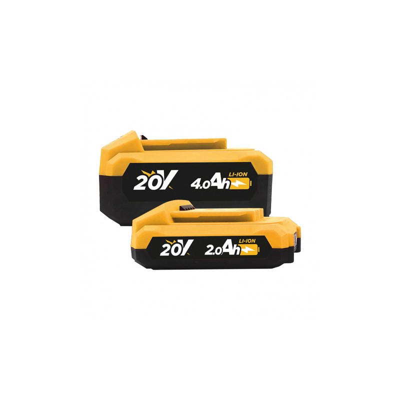 PACK 20V TALADRO PERCUTOR + RADIAL...