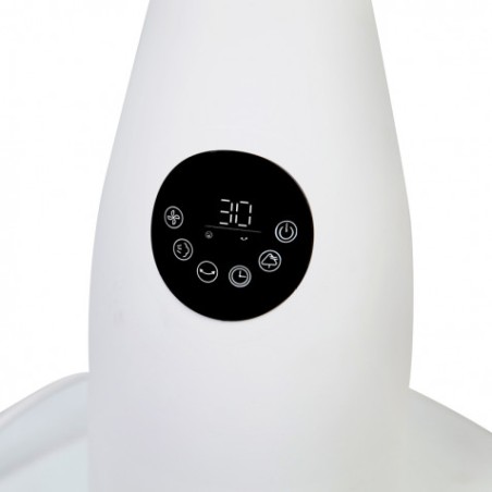 VENTILADOR NEBULIZADOR DESIGN PRO 80W CON MANDO Y LUZ LED MUVIP