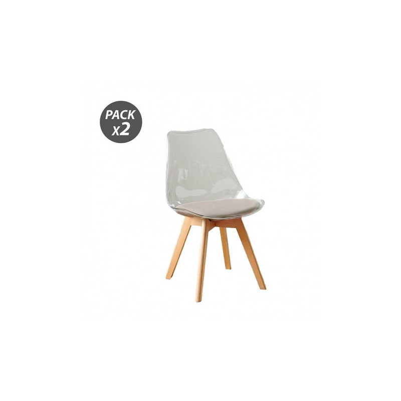 PACK 2 SILLAS DESIGN D1000...