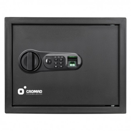 CAJA FUERTE ELECTRÓNICA CON DETECTOR DE HUELLA 300X380X300MM CROMAD