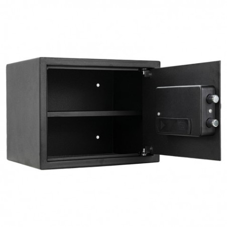 CAJA FUERTE ELECTRÓNICA CON DETECTOR DE HUELLA 300X380X300MM CROMAD