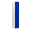 TAQUILLA METÁLICA 3 PUERTAS 1800X300X500MM AZUL CROMAD