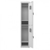 TAQUILLA METÁLICA 2 PUERTAS 1800X300X500MM CROMAD