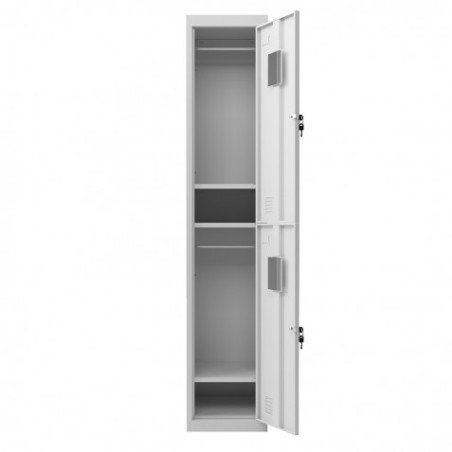 TAQUILLA METÁLICA 2 PUERTAS 1800X300X500MM CROMAD