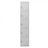 TAQUILLA METÁLICA 5 PUERTAS 1800X300X500MM CROMAD