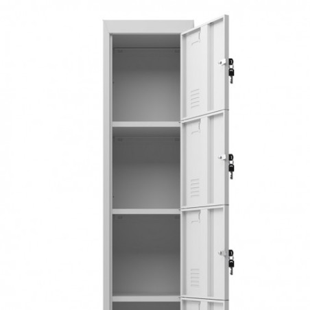 TAQUILLA METÁLICA 5 PUERTAS 1800X300X500MM CROMAD
