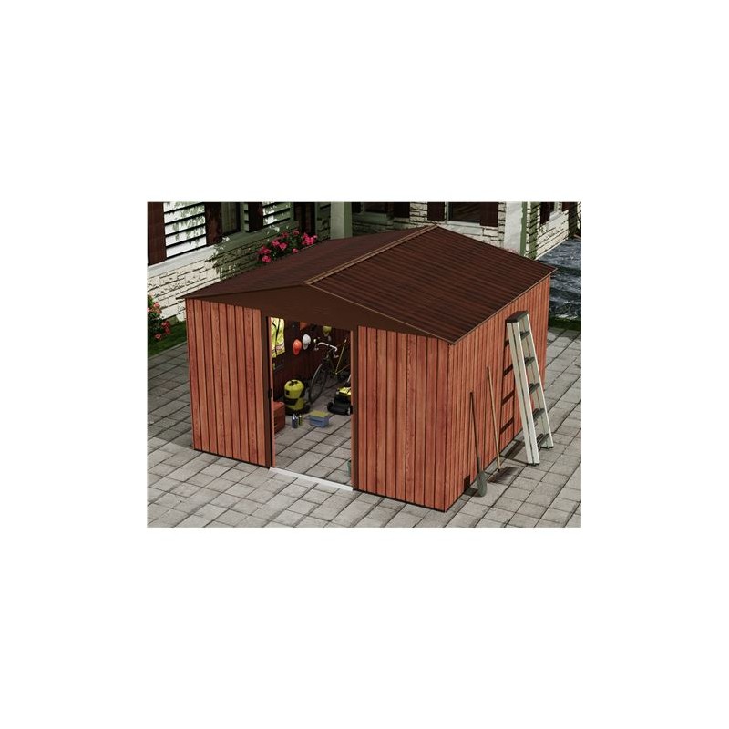 CASETA DE METAL | PUERTAS CORREDERAS 300X304.5X214.5CM (9.14M2) EFECTO MADE