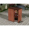 CASETA DE METAL | PUERTAS CORREDERAS 91X151X182CM (1.37M2) EFECTO MADERA SG