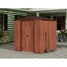 CASETA DE METAL | PUERTAS CORREDERAS 185X181X200CM (3.36M2) EFECTO MADERA