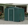 CASETA DE METAL | PUERTAS CORREDERAS 185.5X245X208CM (4.5M2) VERDE SUNGARDE