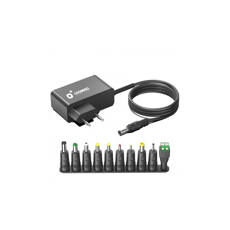 CARGADOR UNIVERSAL AUTOMÁTICO 24W | 11 PUNTAS CROMAD