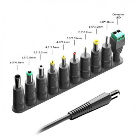 CARGADOR UNIVERSAL AUTOMÁTICO 24W | 11 PUNTAS CROMAD