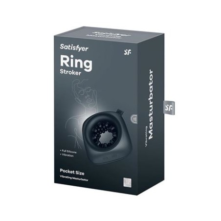 ANILLO MASTURBADOR MASCULINO Y VIBRADOR VIAJE STROKET SATISFYER