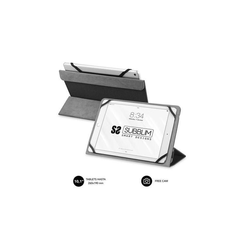 FUNDA TABLET FREECAM 10.1" SUBBLIM NEGRA
