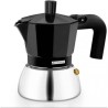 CAFETERA ITALIANA 9 TAZAS INDUCCION INOX NEGRA MONIX