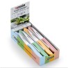PACK EXPOSITOR 24 CUCHILLOS MONDADORES COLORES SURTIDOS MONIX