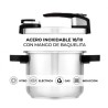 OLLA RAPIDA TEKNA 22CM 7 LITROS INOX BRA