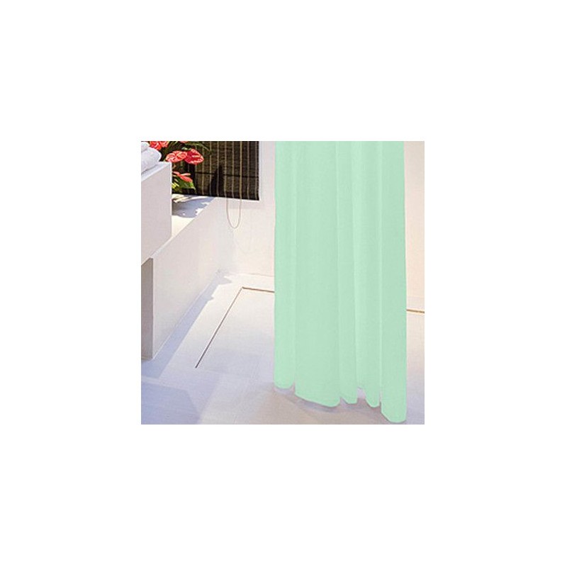 CORTINA DE BAÑO 140X180 VERDE HBS