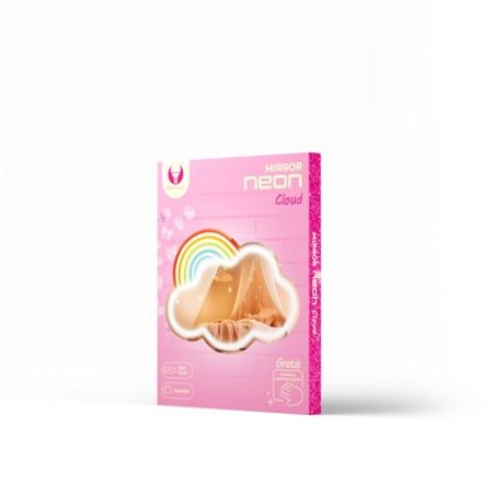ESPEJO DECORATIVO CON NEON LED CLOUD MULTICOLOR FOREVER