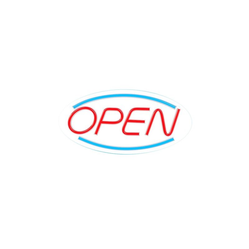 LAMPARA DECORATIVA NEON LED OPEN FOREVER