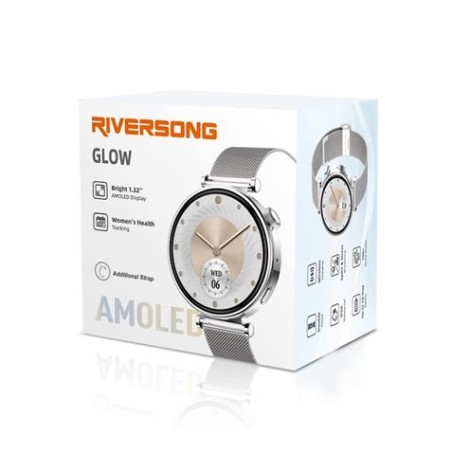 SMARTWATCH AMOLED GLOW SILVER SW906 RIVERSONG