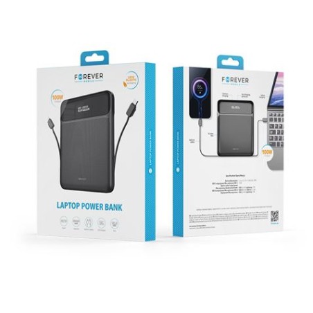 POWERBANK 20000MAH TB-200 PARA PORTATILES 100W FOREVER